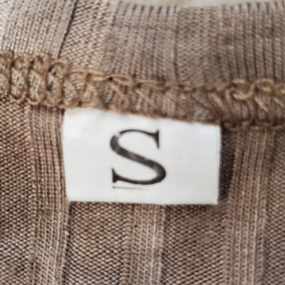 Shein Brown and Light Green Tie Dye Tank Top - Picture 6 of 10